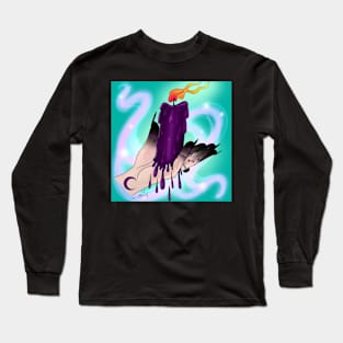 Witch hand witch candle Long Sleeve T-Shirt